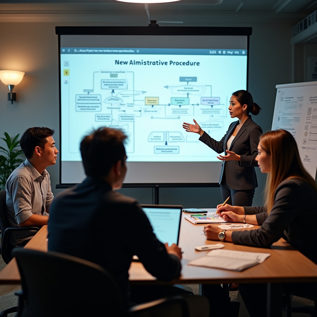 Sesiune de instruire pentru implementarea procedurilor noi